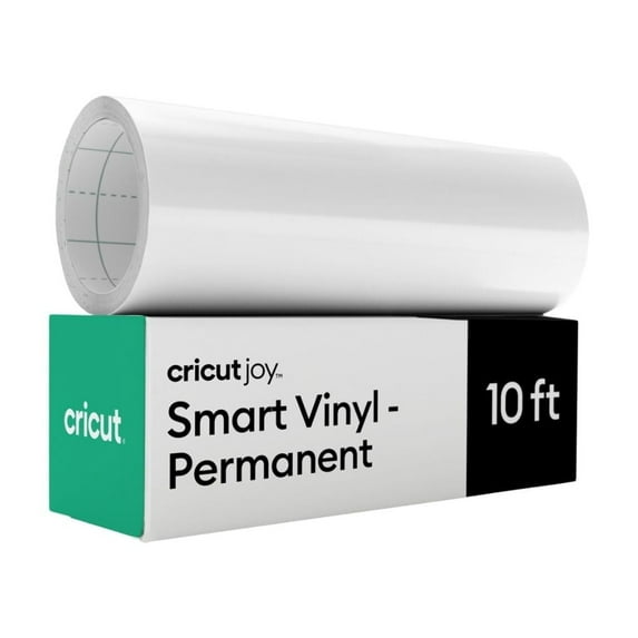 Cricut Joy Smart Vinyl Matless Permanent Vinyl, 5.5 in x 10 ft - White