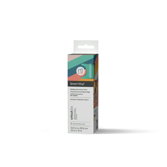 Cricut Joy Smart Vinyl Matless Permanent Vinyl, Beachside Sampler, 5.5" x 12",Sampler