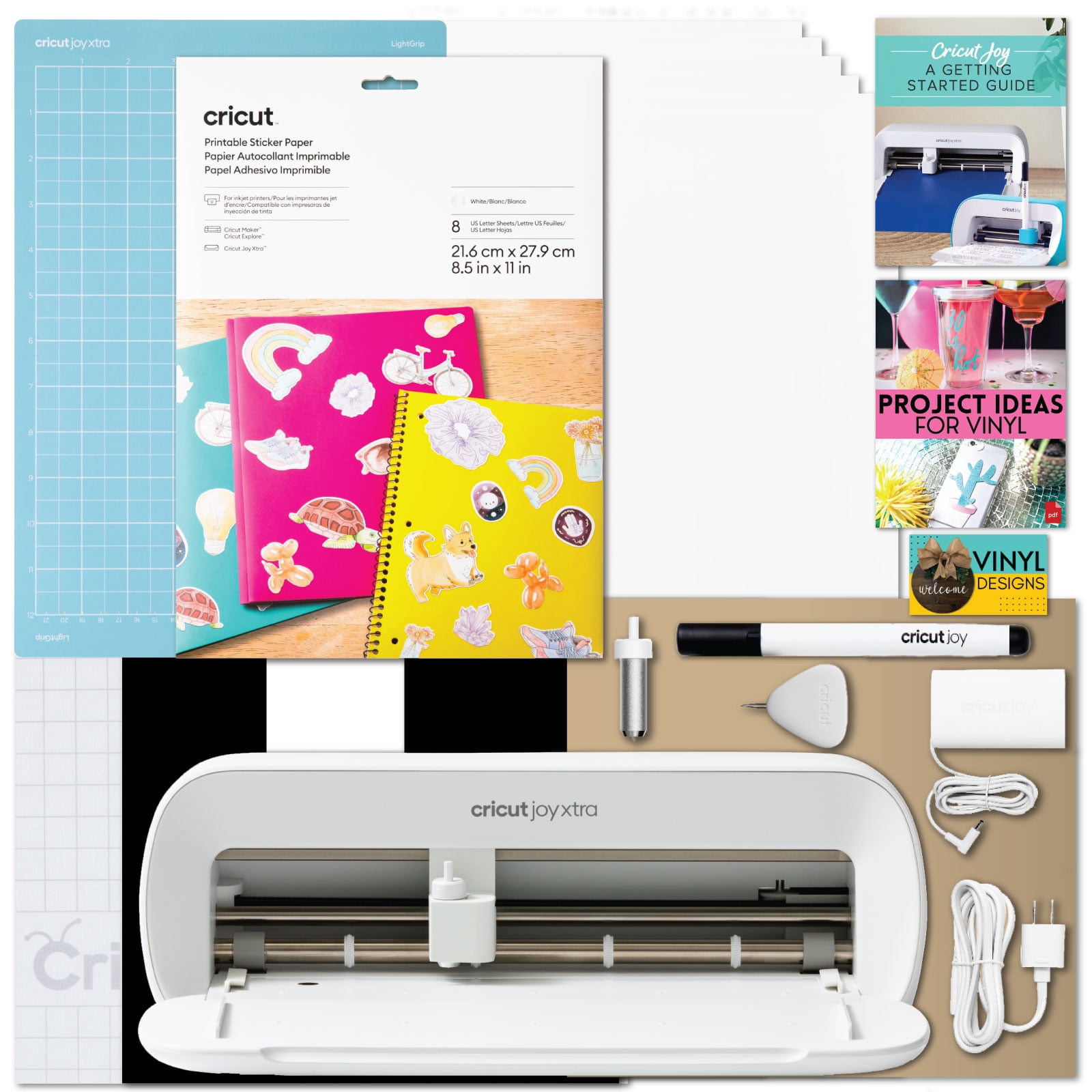 Cricut Joy Xtra, Smart Cutting and Writing Machine, White