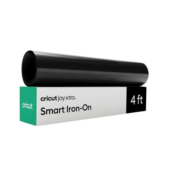 Cricut Joy Xtra Smart Iron-On Matless Heat Transfer Vinyl Bulk Roll,  9.5 in x 12 in - Black