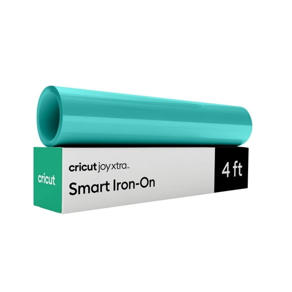 Cricut Joy Xtra Smart Iron-On Matless Heat Transfer Vinyl Bulk Roll, 9.5 in x 12 in - Teal