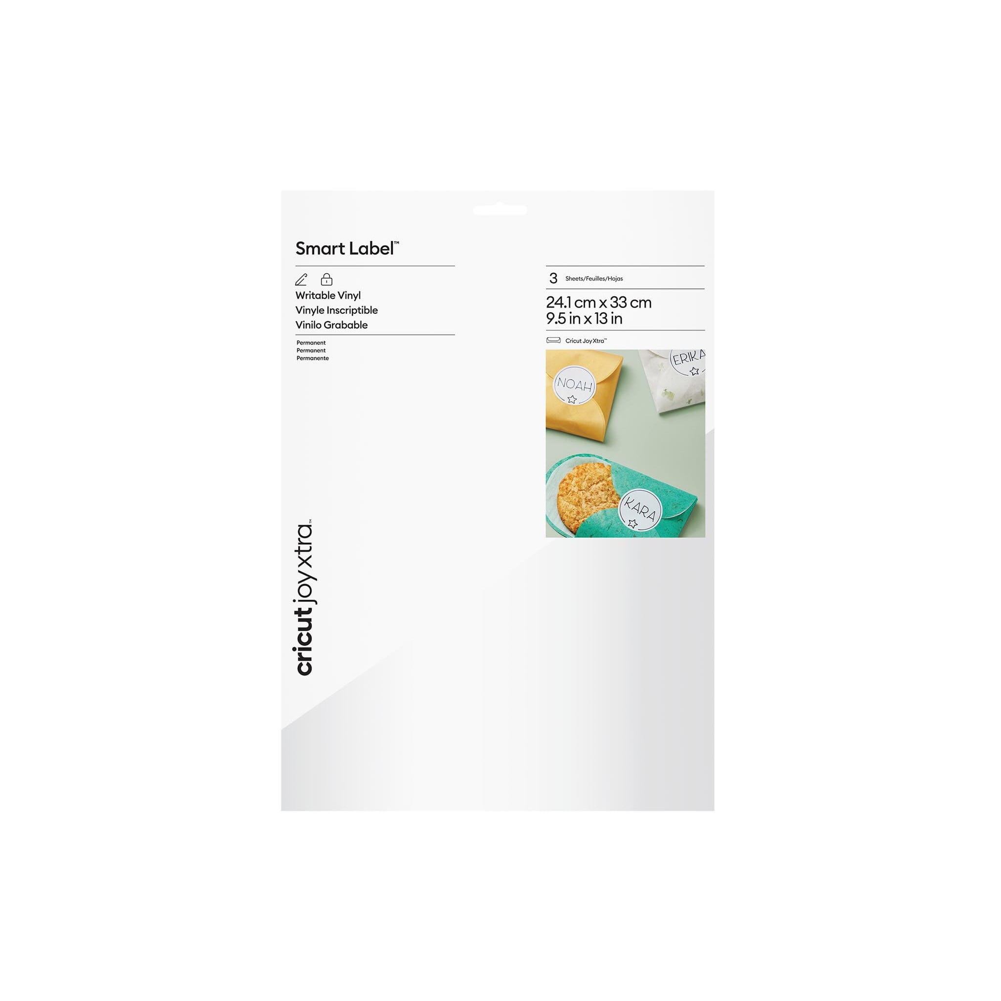 Cricut Joy Xtra Smart Vinyl Writable Vinyl Permanent (3 ct), 36 Inches