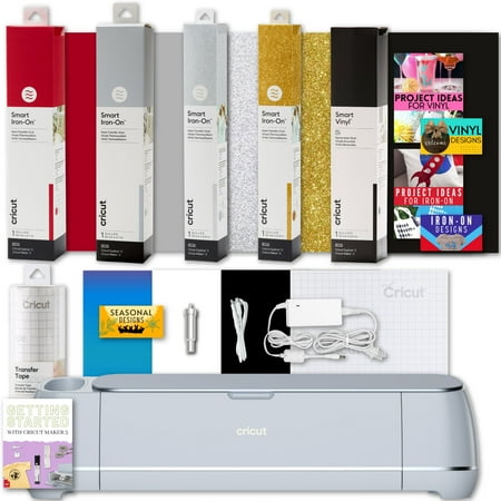 Cricut Maker 3 Machine Smart Vinyl & Iron On Bundle