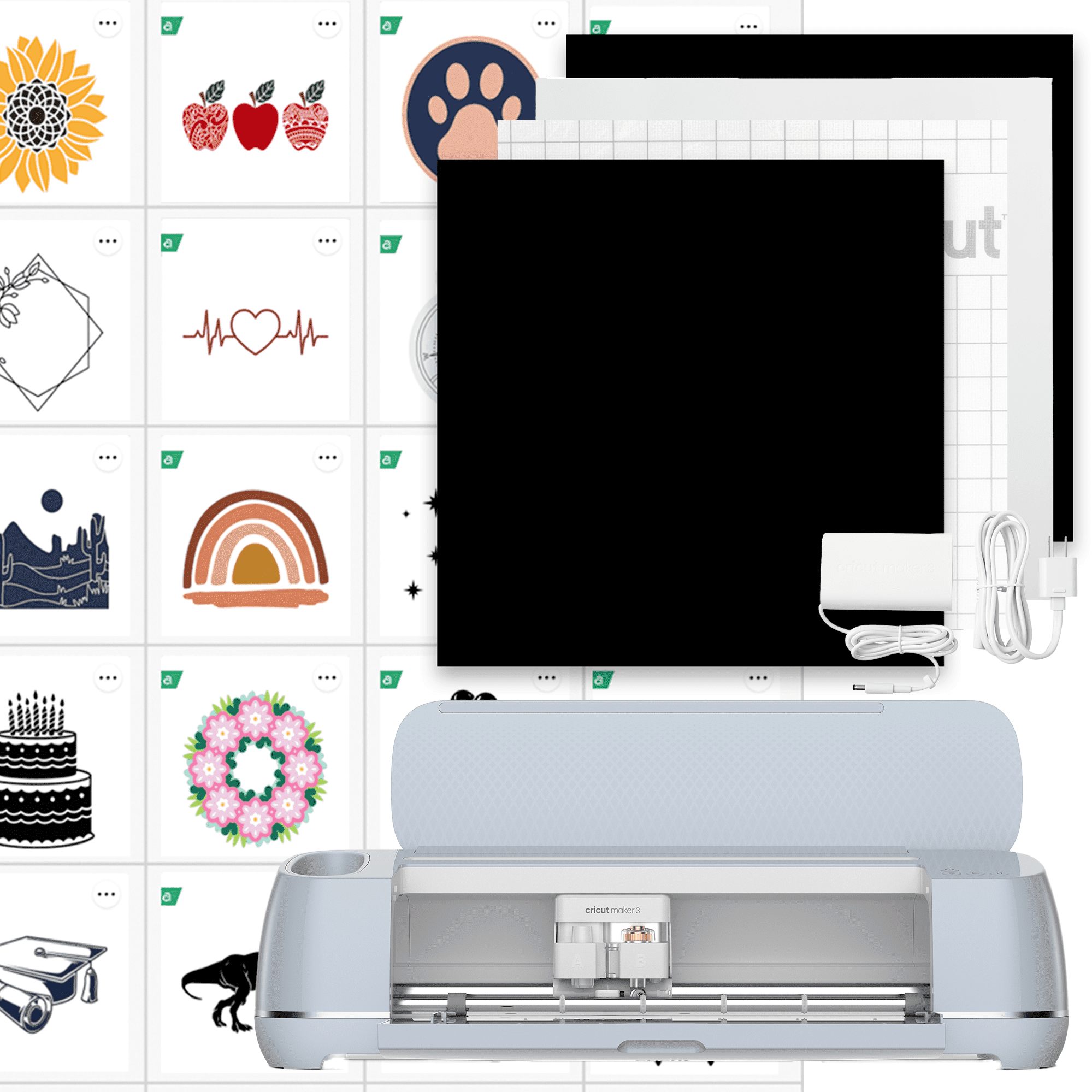 Cricut Maker 3 Smart Die-Cutting Machine, Mist, Includes $50 Digital Content