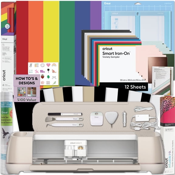 Cricut Maker 4 Electric Craft Cutting Machine with Ultimate Card Making Bundle