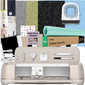 Cricut Maker 4 Cutting Machine and Mini Press with Iron-On Craft Bundle
