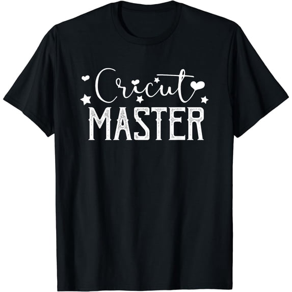 Cricut Master- Crafty Cricut Supplies Design T-shirt