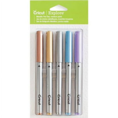 Cricut Color Medium Point Pens 5/Pkg-Metallic