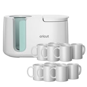 Cricut Mug Press Bundle for Custom Mugs, 12 Blanks