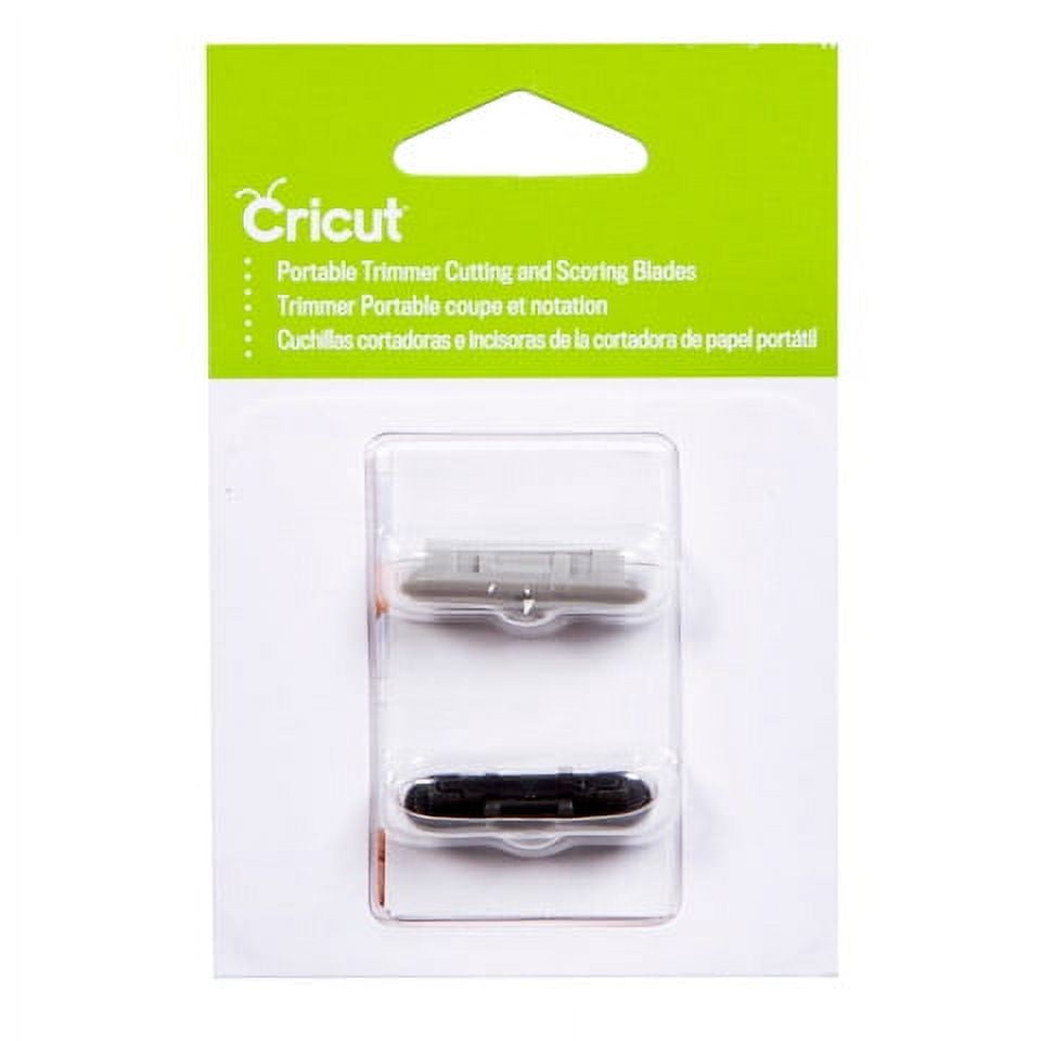 Cricut® Portable Trimmer Replacement Blades (2), Scoring Edge and Blade
