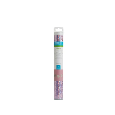Cricut® Premium Vinyl Holographic Crystals Sampler, Sensei – Permanent, 12" x 24"