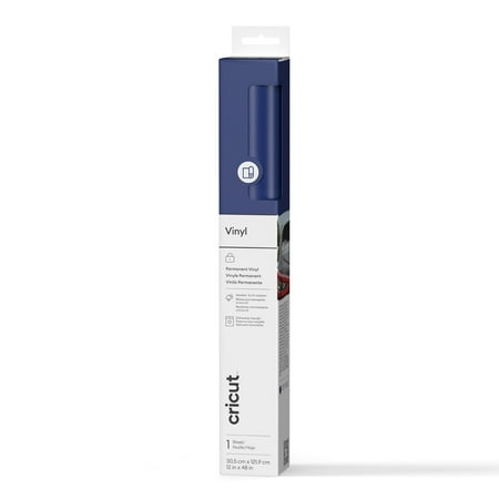 Cricut® Vinyl – Permanent (4 ft), 12 x48, Blue