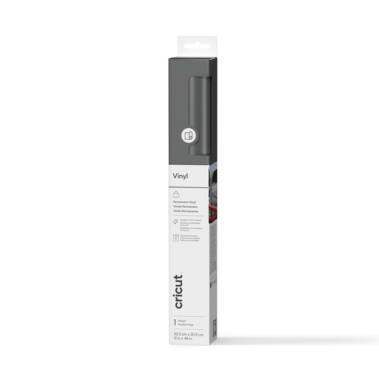 Cricut® Glossy Vinyl – Permanent (4 ft), 12