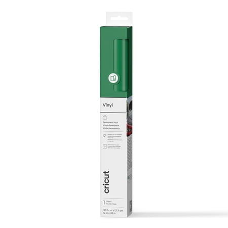 Cricut Vinyl Permanent (4 ft), Kelly Green, 12 x48, Roll