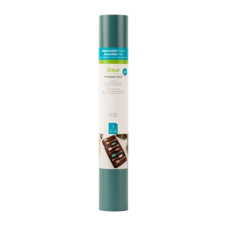 Cricut® Premium Vinyl™ – Removable, Blue Sage, 12" x 48"