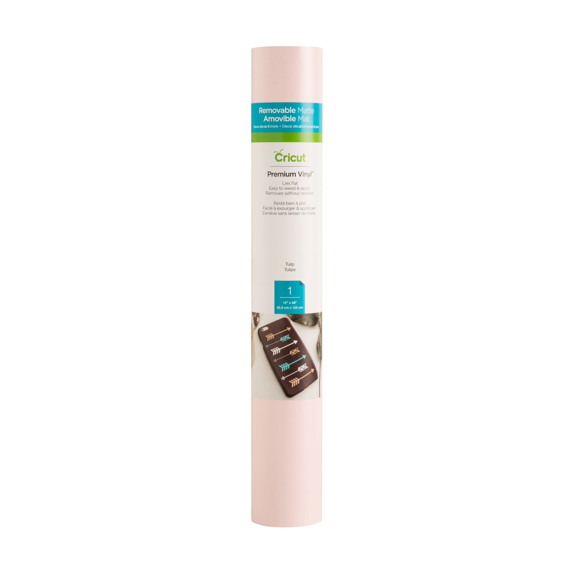 Cricut® Premium Vinyl™ – Removable, Tulip, 12" x 48"