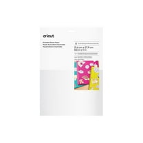 Cricut Printable Sticker Paper - US Letter (8 ct), 8.5" x 11"