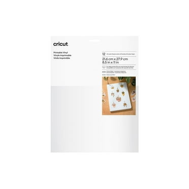 Cricut® Printable Vinyl - US Letter (12 Count), White