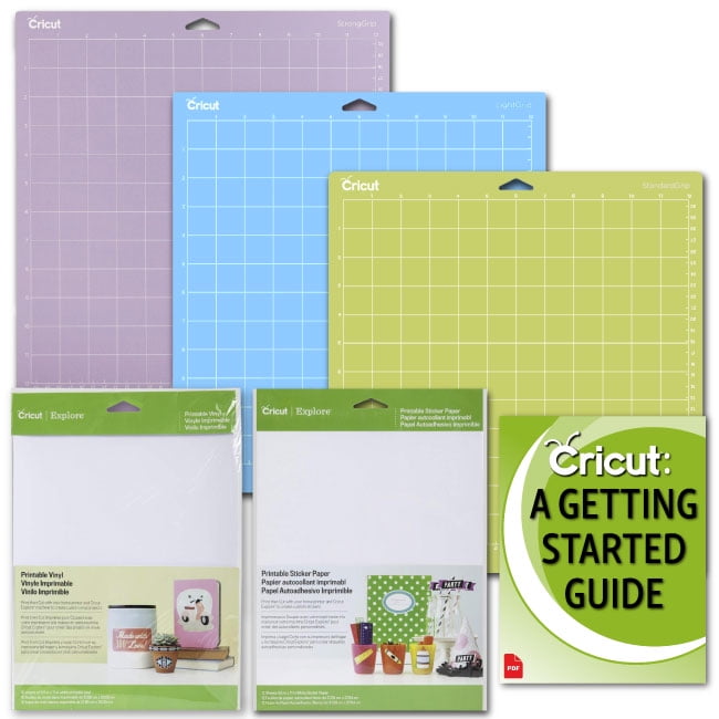 Cricut Printable Vinyl and Sticker Paper Bundle for DIY Decals, Labels and  Stickers