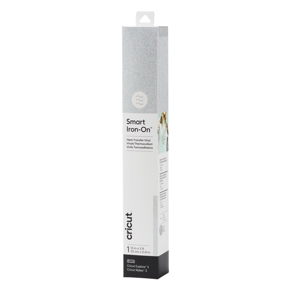 Cricut Smart Iron-On Vinyl Glitter (3 ft), 13" x 36"