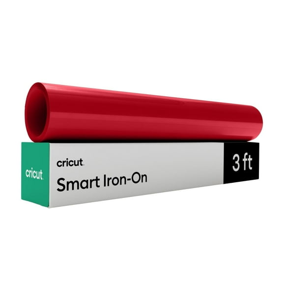 Cricut Smart Iron on, Red - 13 in x 3 ft  (1)