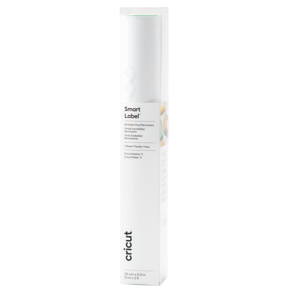 Cricut Smart Label Writable Vinyl Permanent (3 ft), 13" x 36"