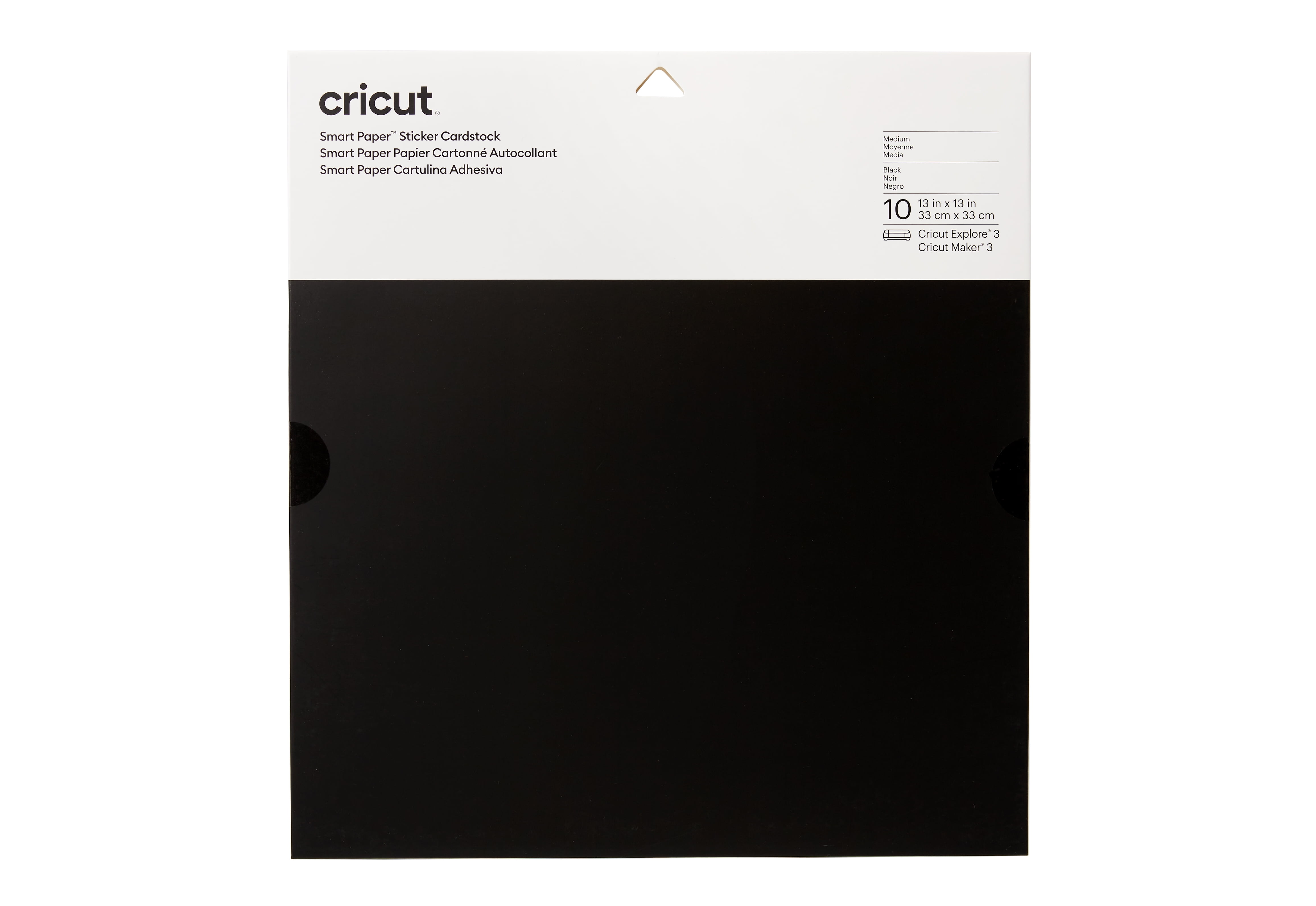 Cricut Smart Paper Sticker Cardstock Black Walmart
