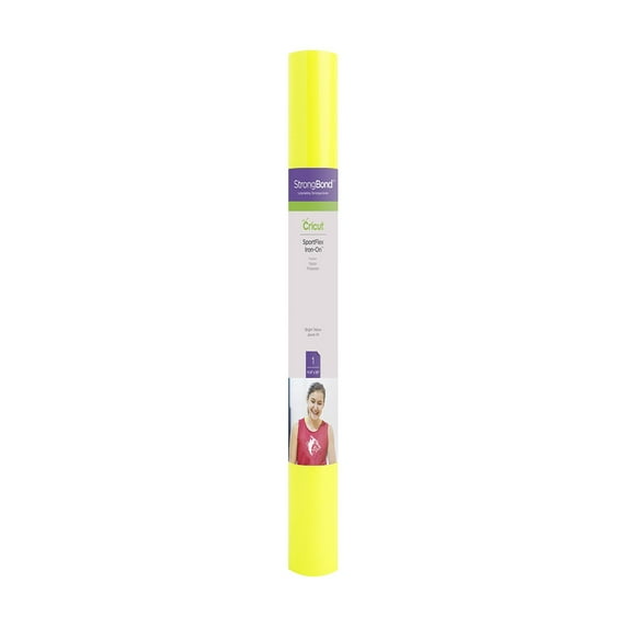 Cricut Sportflex Iron-On - Bright Yellow