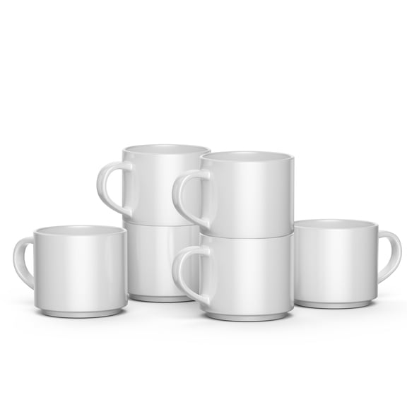 Cricut Stackable Ceramic Mug Blank - 10 oz/300 ml (6 ct)