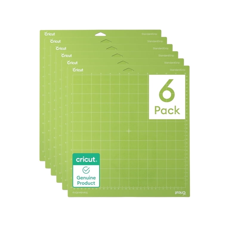 Cricut, Machine Cutting Mats, 12 in x 12 in, 6 Count - Walmart.com