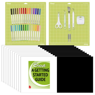 Cricut Tools Bundle Beginner Cricut Guide, Vinyl Pack, Basic Tools and  Cricut Explore Fine Point Pens 