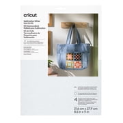 Cricut  Sublimation Glitter Iron-On  Vinyl Kit   8.5 in x 11 in 4 ct