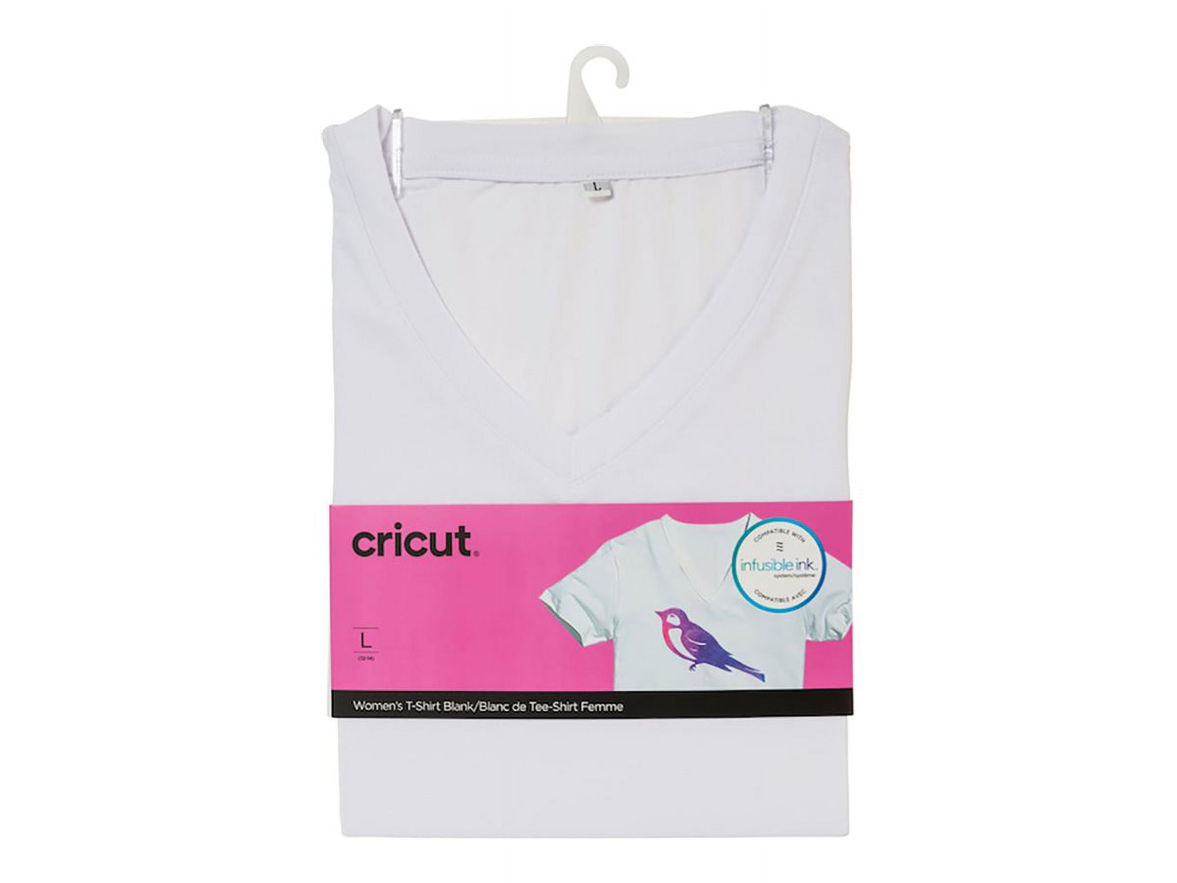 Cricut - T-shirt - L - size: 8/10 - white