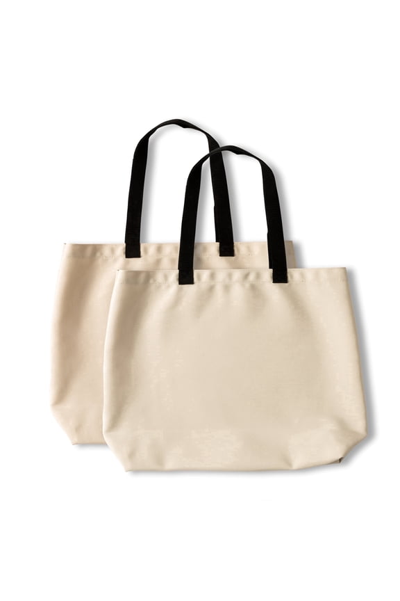 ® Tote Bag Blank (2ct), 14" x 19",Large Canvas DIY Custom, Reusable Grocery Shopping Bag, Daily Essentials