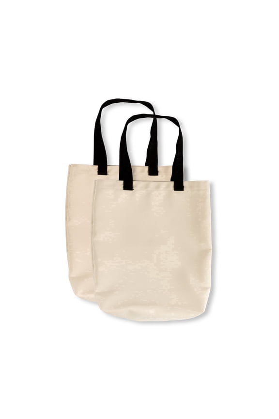 ® Tote Bag Blank (2 ct), 14" x 14",Medium, DIY Custom, Reusable Grocery Shopping Bag, Daily Essentials