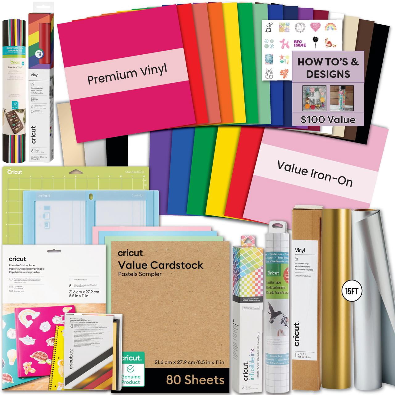 Cricut Ultimate Materials Bundle for Maker & Explore