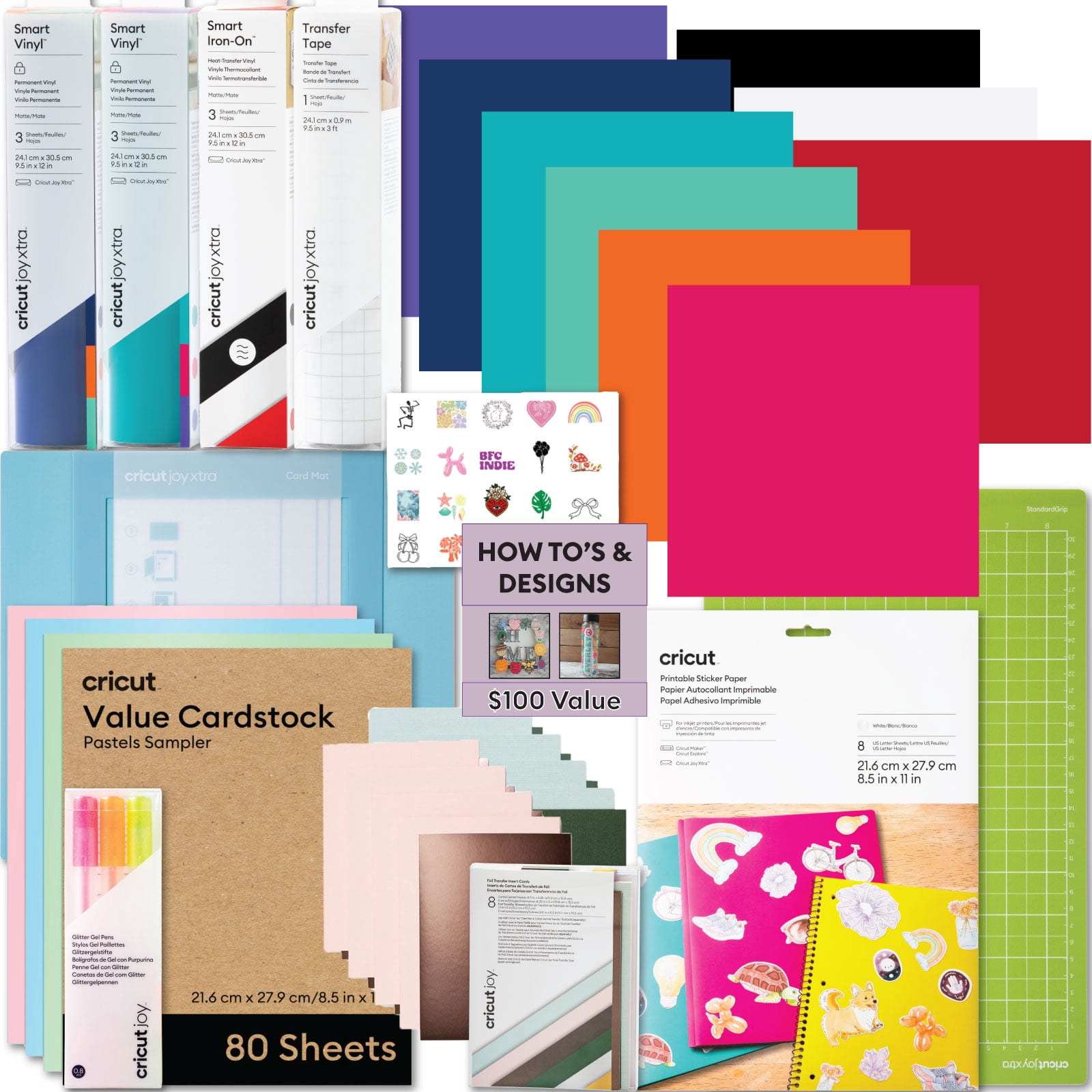 Cricut Ultimate Materials Bundle Set for Joy Xtra