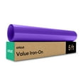 thumbnail image 1 of Cricut Value Iron-On Heat Transfer Vinyl Roll, 12 in x 5 ft - Purple, 1 of 8
