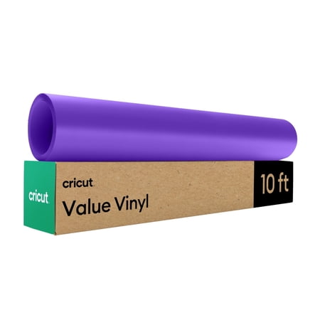 Cricut Matte Value Permanent Vinyl Roll, 12 in x 10 ft, Purple