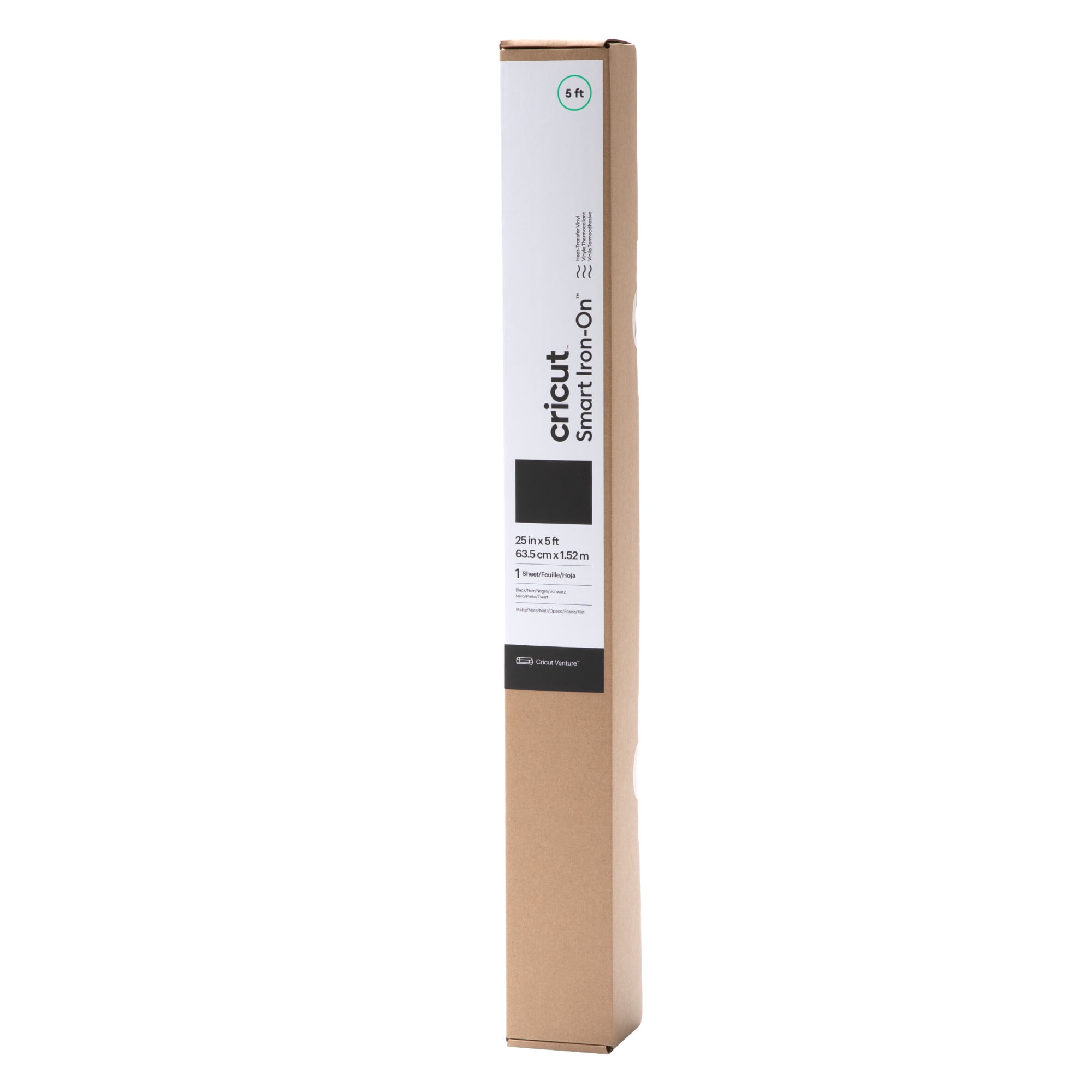 Cricut Venture Smart Iron-On Vinyl (25 in x 5 ft), 25" x 60"