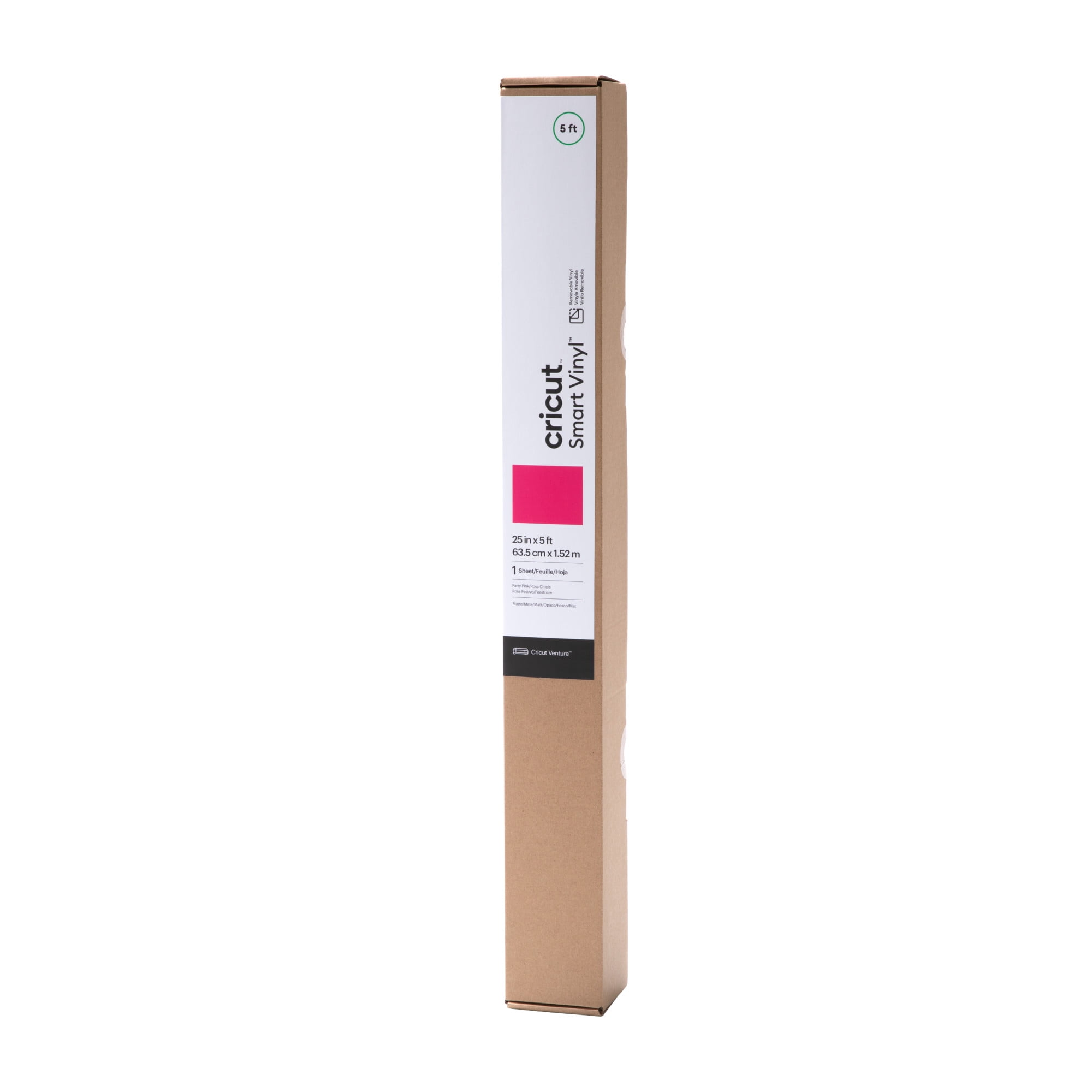 Cricut Venture Smart Vinyl Removable (25 in x 5 ft), 25" x 60"