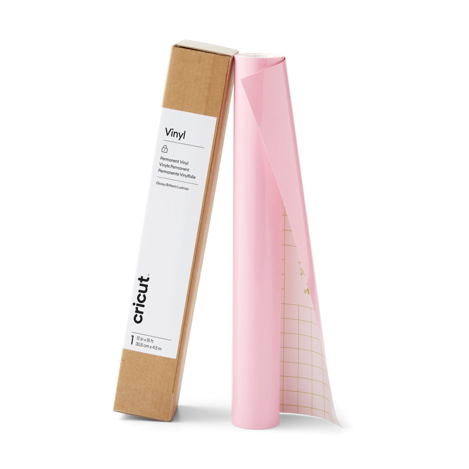 Cricut Permanent Vinyl Light Pink Roll, 12 in x 15 ft