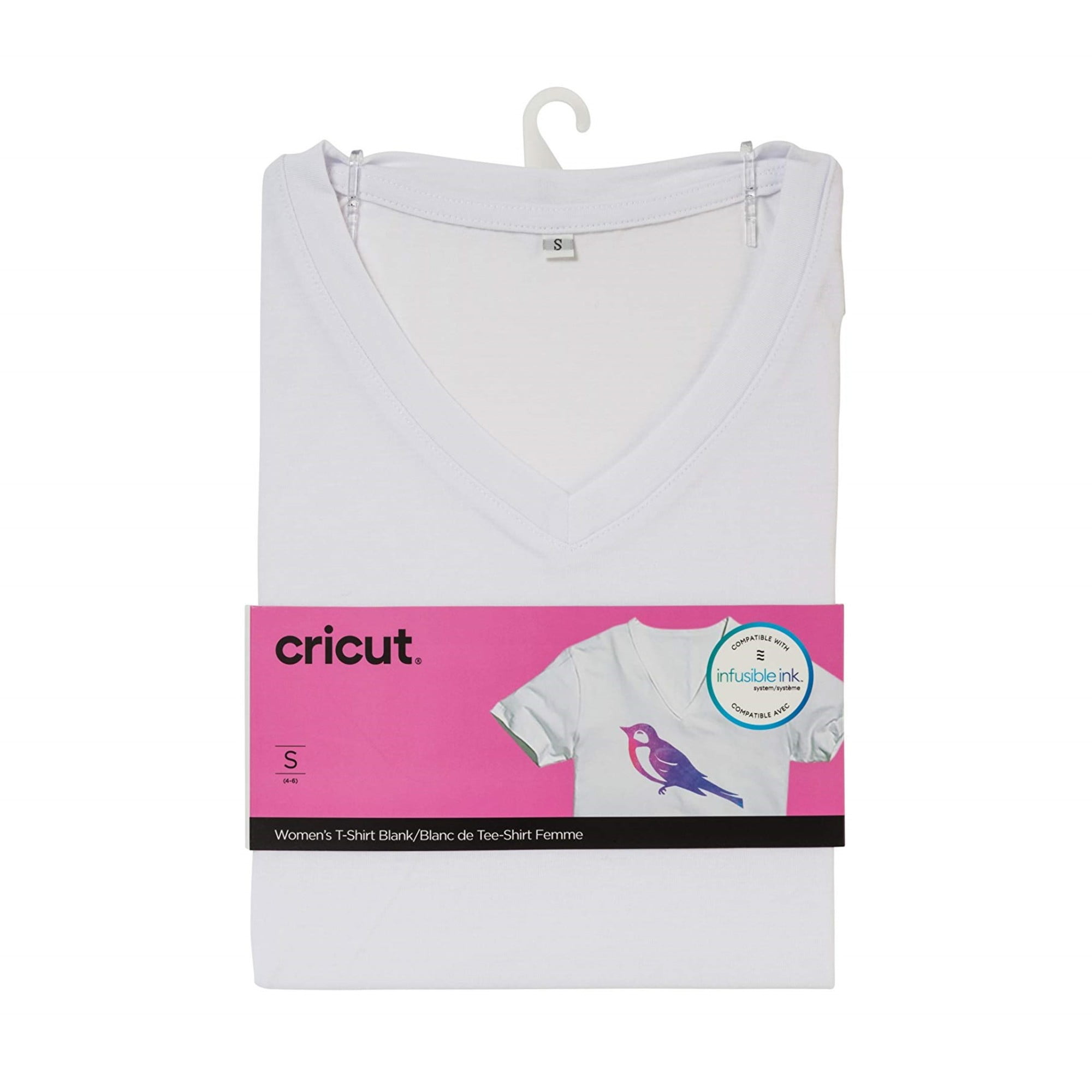 Cricut® Women's T-Shirt Blank, V-Neck, S