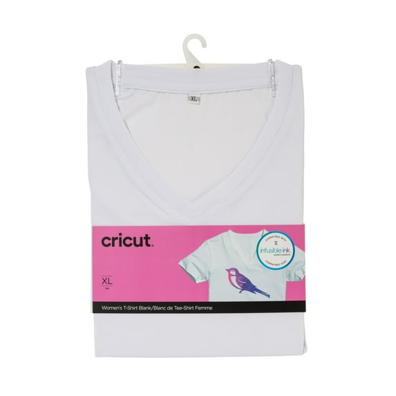 Cricut® Women's T-Shirt Blank, V-Neck, XL