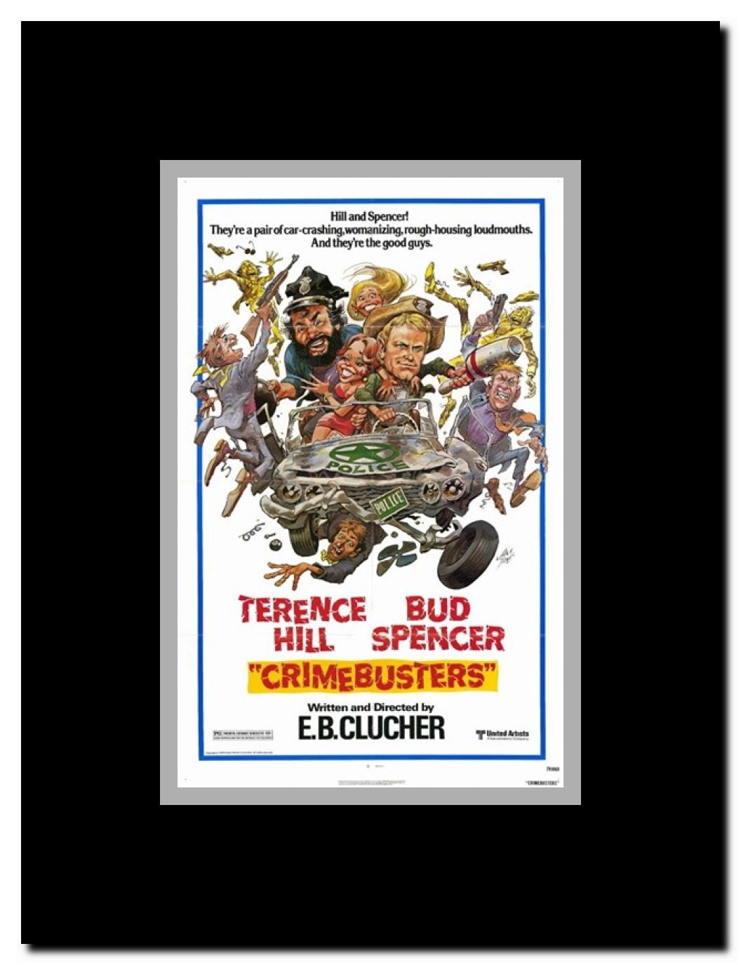 Crime Busters Framed Movie Poster