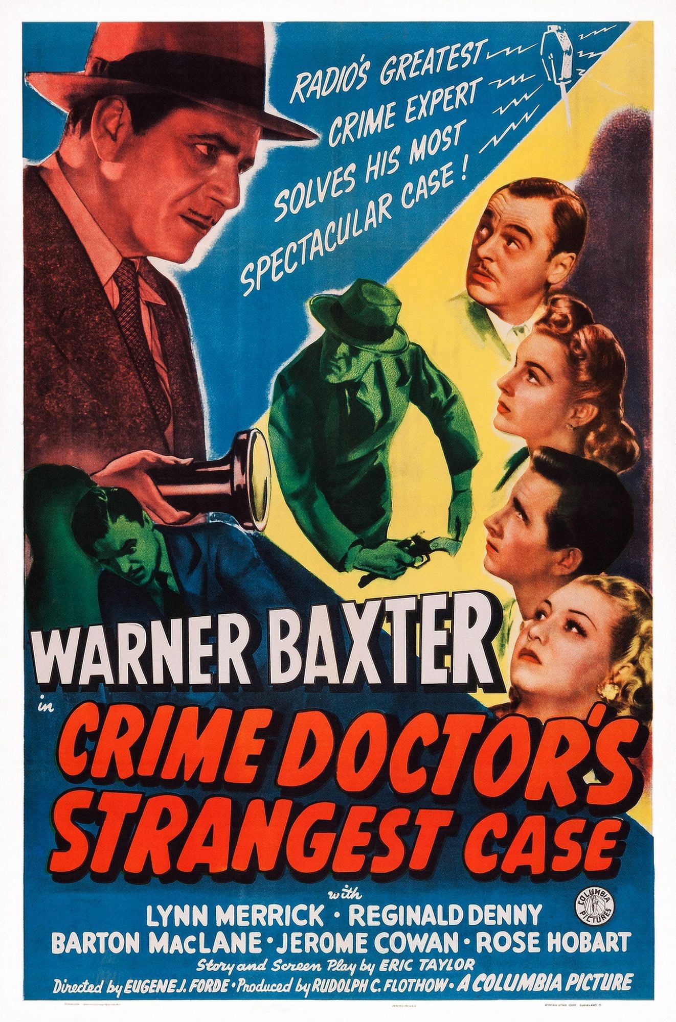 Crime DoctorS Strangest Case U Canvas Art - (11 x 17)