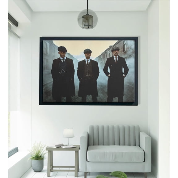 Crime Drama Gangster Inspired Portrait Wall Art Poster For Man Cave Decor UNFRAMED POSTER