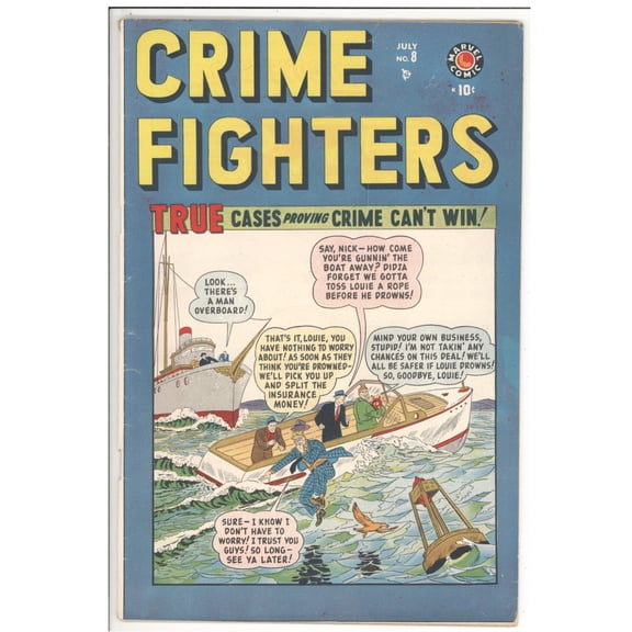 Crime Fighters #8 Comic Book