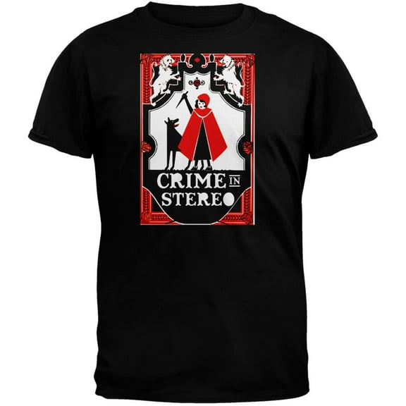Crime In Stereo Boys Riding Hood Short Sleeve T Shirt