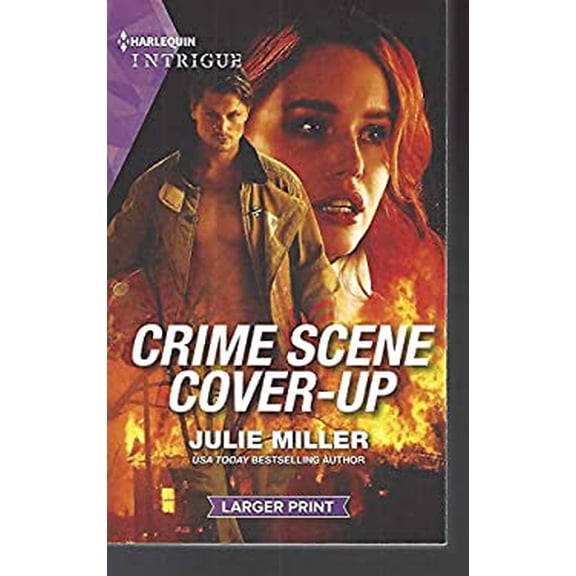 Pre-Owned Crime Scene Cover Up Large Print Paperback Julie Miller